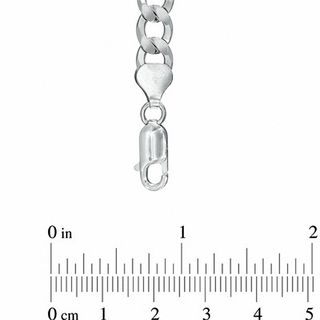 Zales Men's Sterling Silver Figaro Chain Necklace