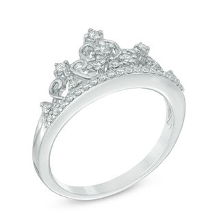 1/5 CT. T.W. Diamond Tiara Ring in Sterling Silver|Zales Outlet