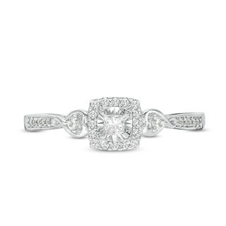 Diamond ring with hearts outlet on the side