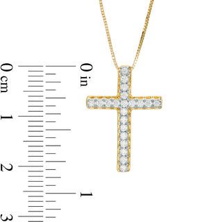 zales diamond cross necklaces