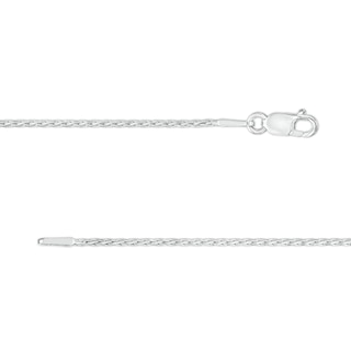 Solid Foxtail Chain Necklace Stainless Steel 22