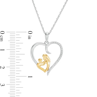 1/20 CT. T.W. Diamond Game Controller Necklace Charm in Sterling