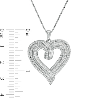 1/6 Carat Round Cut White Natural Diamond Heart-Shaped Lock Charm