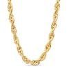 Thumbnail Image 1 of 3.8mm Diamond-Cut Glitter Rope Chain Necklace in Solid 14K Gold - 22&quot;