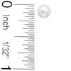 Thumbnail Image 2 of 5.0-5.5mm Akoya Cultured Pearl Stud Earrings in 14K Gold