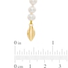 Thumbnail Image 1 of 5.0-5.5mm Round Freshwater Cultured Pearl Necklace in 14K Gold