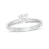 Thumbnail Image 1 of 1/2 CT. Certified Diamond Solitaire Engagement Ring in 14K White Gold (J/I1)