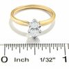 Thumbnail Image 3 of 7/8 CT. Marquise Diamond Solitaire Engagement Ring in 14K Gold