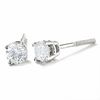 Thumbnail Image 1 of 1/3 CT. T.W. Diamond Solitaire Earrings in 14K White Gold