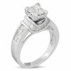 Thumbnail Image 1 of 1-3/8 CT. T.W. Princess-Cut Composite Diamond Ring in 14K White Gold