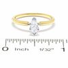 Thumbnail Image 2 of 3/8 CT. Marquise Diamond Solitaire Engagement Ring in 14K Gold