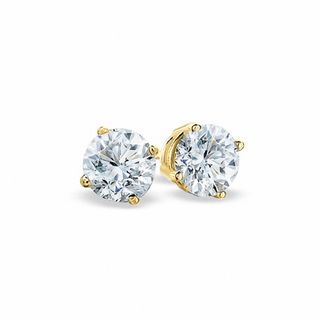 1-1/2 CT. T.W. Diamond Solitaire Earrings in 14K Gold | Zales Outlet