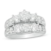 Thumbnail Image 1 of 3 CT. T.W. Diamond Past Present Future® Bridal Set in 14K White Gold