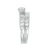 Thumbnail Image 4 of 3 CT. T.W. Diamond Past Present Future® Bridal Set in 14K White Gold