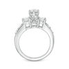 Thumbnail Image 5 of 3 CT. T.W. Diamond Past Present Future® Bridal Set in 14K White Gold