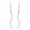 Thumbnail Image 1 of 1/2 CT. T.W. Journey Diamond Squiggle Earrings in 14K White Gold