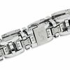 Thumbnail Image 2 of Black & Blue Jewelry Co. Men's 13mm Stainless Steel Bracelet - 9.0&quot;