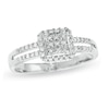 Thumbnail Image 1 of 1/4 CT. T.W. Diamond Split Shank Ring in 10K White Gold