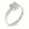 Thumbnail Image 2 of 1/4 CT. T.W. Diamond Split Shank Ring in 10K White Gold