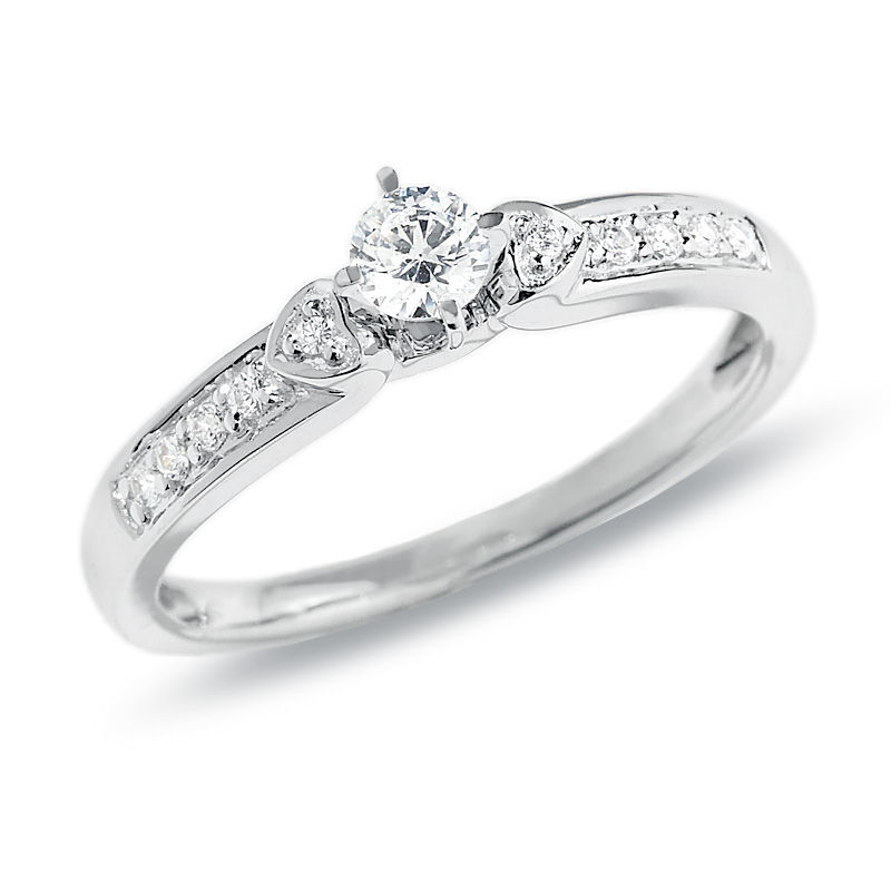 10k diamond promise ring