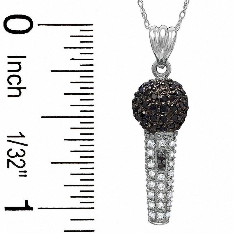 diamond microphone pendant