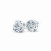 Thumbnail Image 0 of 1/2 CT. T.W. Diamond Solitaire Stud Earrings in 14K White Gold
