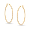 Thumbnail Image 0 of 28.0mm Tube Hoop Earrings in Hollow 14K Gold