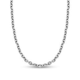 Men's 7.5mm Link Necklace in Stainless Steel - 22&quot;