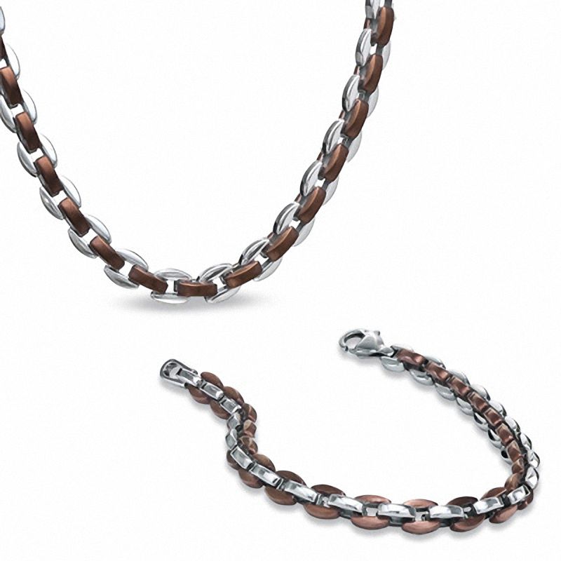 Men's 3.85mm Solid Glitter Rope Chain Necklace in 14K Gold - 24