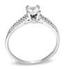 Thumbnail Image 2 of 1/3 CT. T.W. Princess-Cut Diamond Split Shank Engagement Ring in 10K White Gold