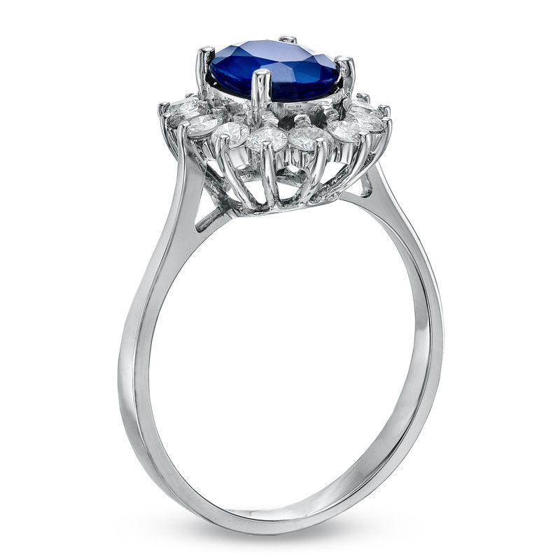 Sapphire engagement sale rings zales