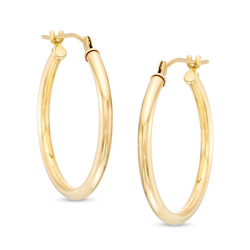 9ct Rose Gold Infinity Hoop Earrings, Buy Online