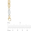 Thumbnail Image 2 of Men's 5.6mm Mariner Chain Bracelet and Necklace Set in Sterling Silver with 14K Gold Plating - 8.5&quot;