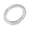 Thumbnail Image 2 of 1 CT. T.W. Diamond Prong Eternity Wedding Band in 14K White Gold