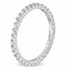 Thumbnail Image 2 of 1/2 CT. T.W. Diamond Eternity Wedding Band in 14K White Gold