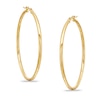 Thumbnail Image 1 of 2.0 x 45mm Polished Hoop Earrings in 14K Gold