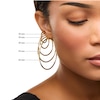 Thumbnail Image 3 of 2.0 x 45mm Polished Hoop Earrings in 14K Gold