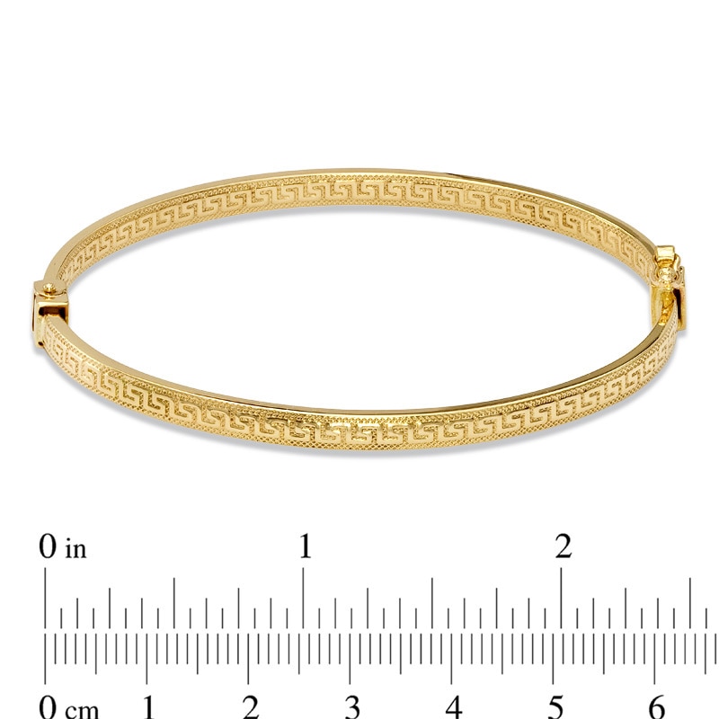 Stainless Steel Silver-Tone Yellow Gold-Tone Greek Key Necklace Bracelet  Mens Jewelry Set 