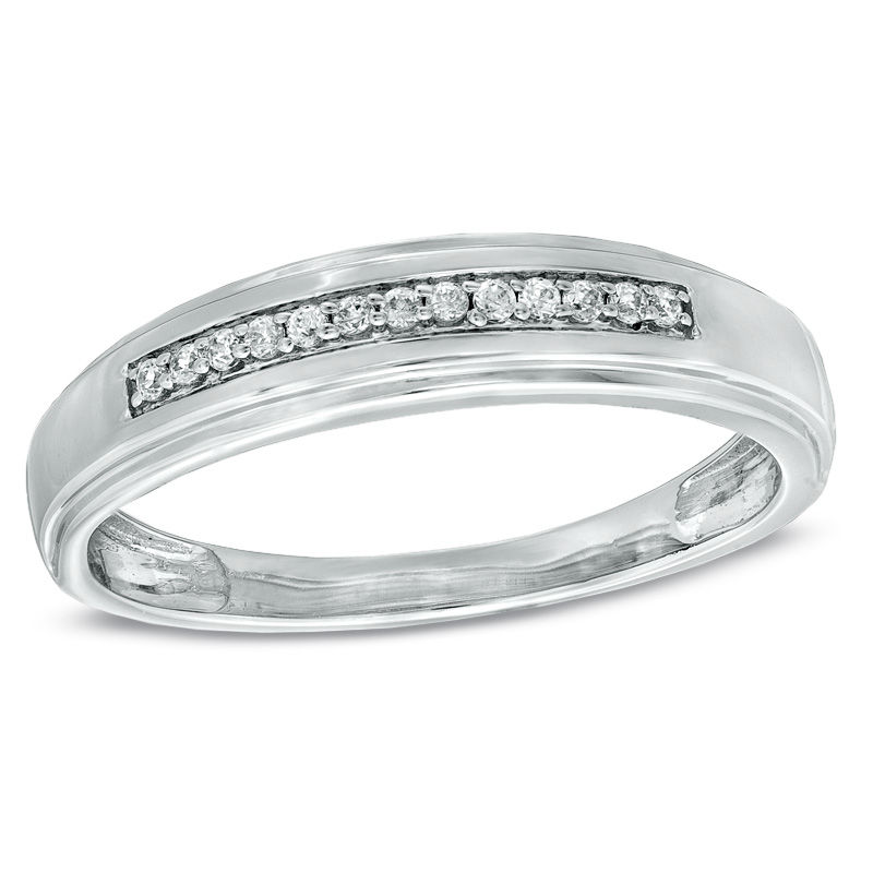 10 karat white gold wedding deals band