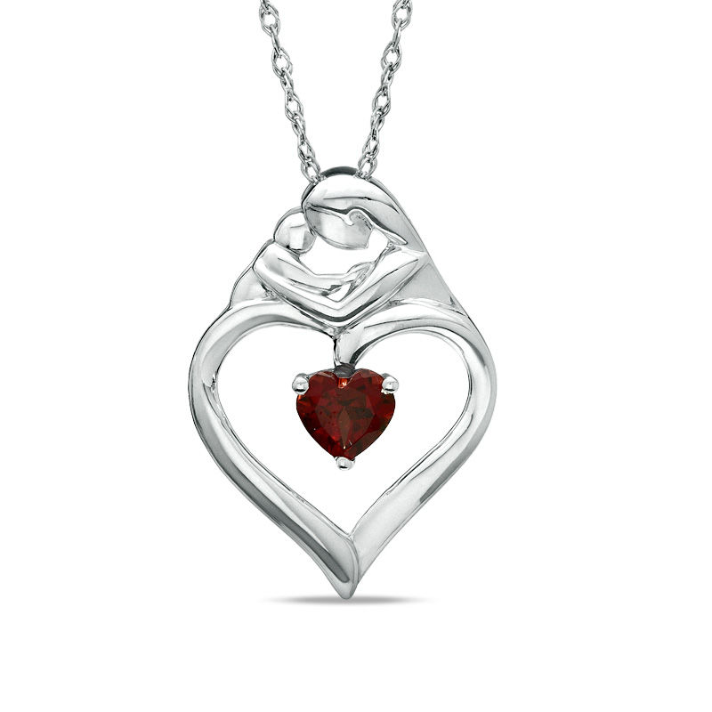 Infinity Heart Garnet Pendant Necklace White Gold Ruby Women Necklace -  China Jewelry and Fashion Jewelry price | Made-in-China.com
