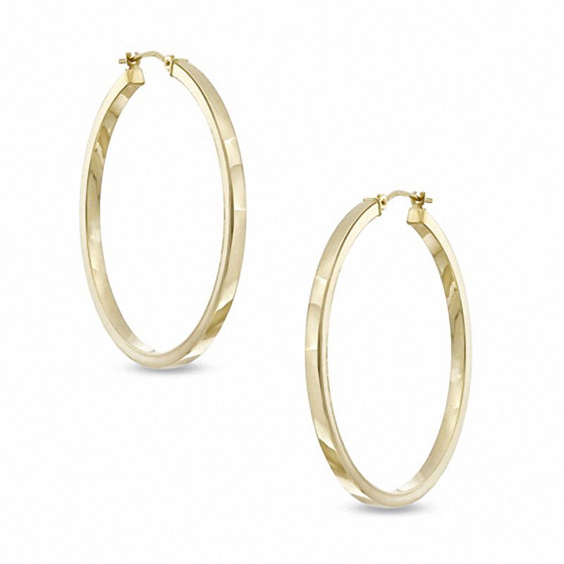 Skinny Oval Pave Hoop Earrings – Peggy Li Creations