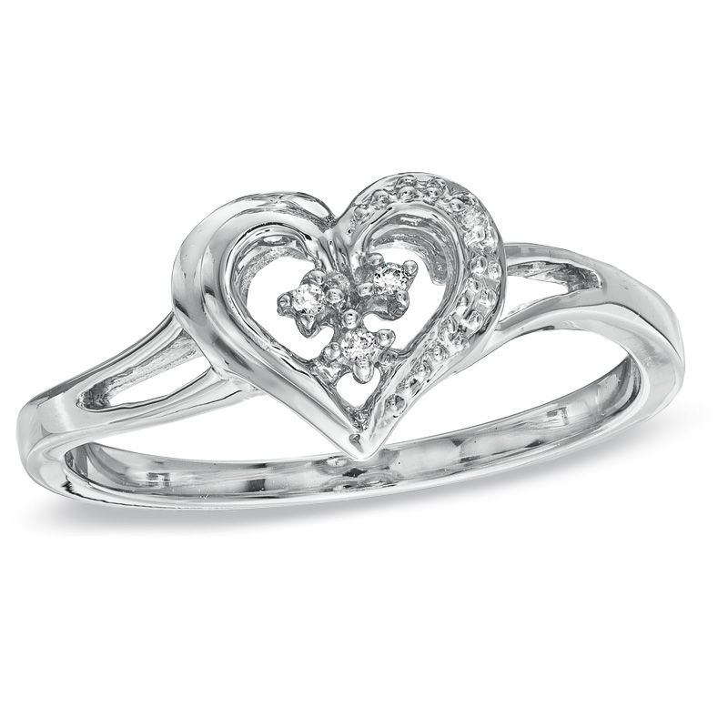 Heart shaped store promise ring