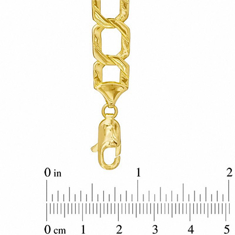 Main Image 2 of Men's 1/4 CT. T.W. Diamond Bracelet in 18K Gold Vermeil - 8.5&quot;