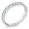 Thumbnail Image 1 of 1/4 CT. T.W. Certified Diamond Anniversary Band in 18K White Gold (F/I1)