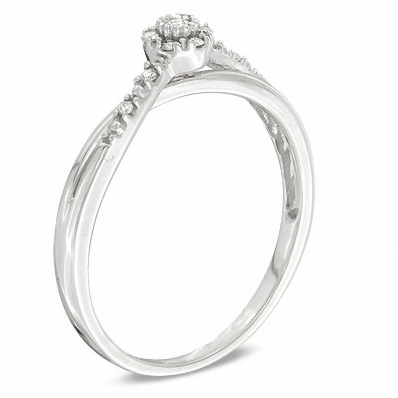 Cherished Promise Collection™ Diamond Accent Wonderland Promise Ring in Sterling Silver