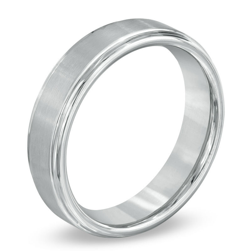 White tungsten sale wedding bands