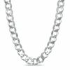 Thumbnail Image 1 of Men's 7.0mm Curb Chain Necklace in Solid Sterling Silver - 22&quot;