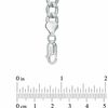 Thumbnail Image 2 of Men's 7.0mm Curb Chain Necklace in Solid Sterling Silver - 22&quot;