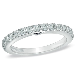 Vera Wang Love Collection 1/2 CT. T.W. Diamond Band in 14K White Gold