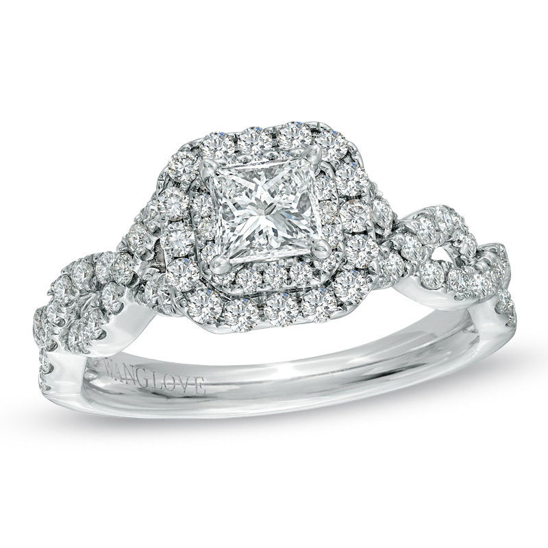 Zales princess clearance cut ring